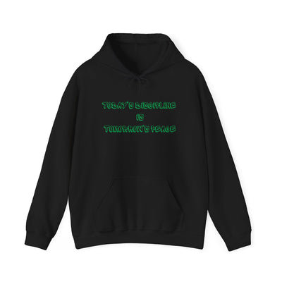 Today's Discipline Green Graffiti Unisex Heavy Blend™ Hooded Sweatshirt