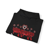 Love is Action Graffiti Unisex Heavy Blend™ Hooded Sweatshirt